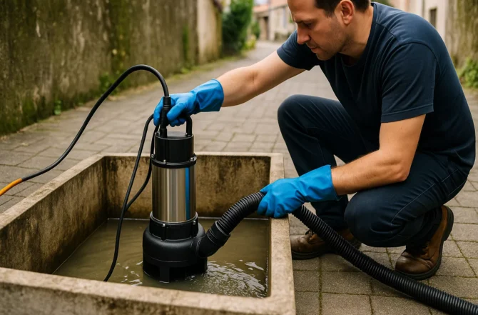 Bomba de sucção submersível