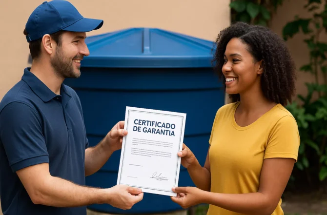 Certificado de conformidade e selo de garantia