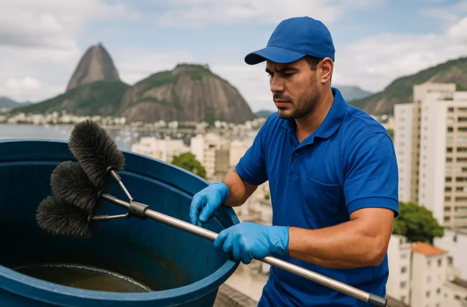 Conjunto de escovas industriais