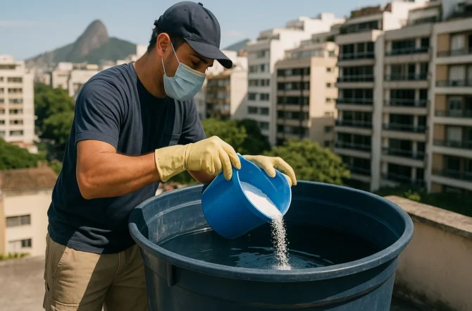 Fornecimento de cloro granulado ou pastilhas