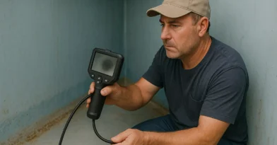 Inspeção por câmera endoscópica