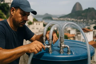Kit de mangueiras e conexões sanitárias