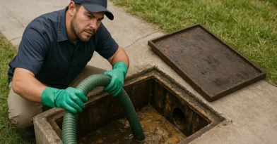 Limpeza de caixa de gordura