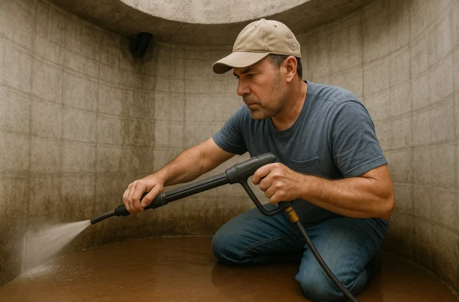 Limpeza de cisternas