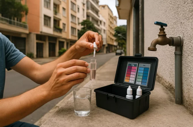 Reagentes para teste de cloro e pH